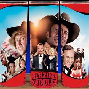 Blazing Saddles 70s Western Comedy Movie Cup Mug Tumbler 20oz